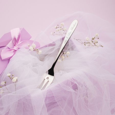 Widelec do ciasta z serduszkiem - Love Cutlery